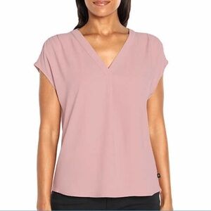 Banana Republic Women's Short Sleeve V-Neck Blouse Size Small